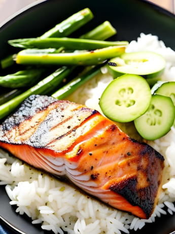 The Salmon Rice Bowl - A Seafood Symphony for Gestational Diabetes
