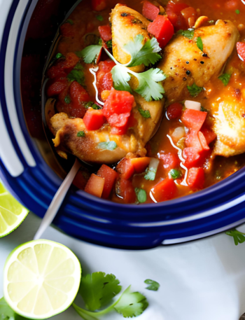 Salsa Slow Cooker Chicken