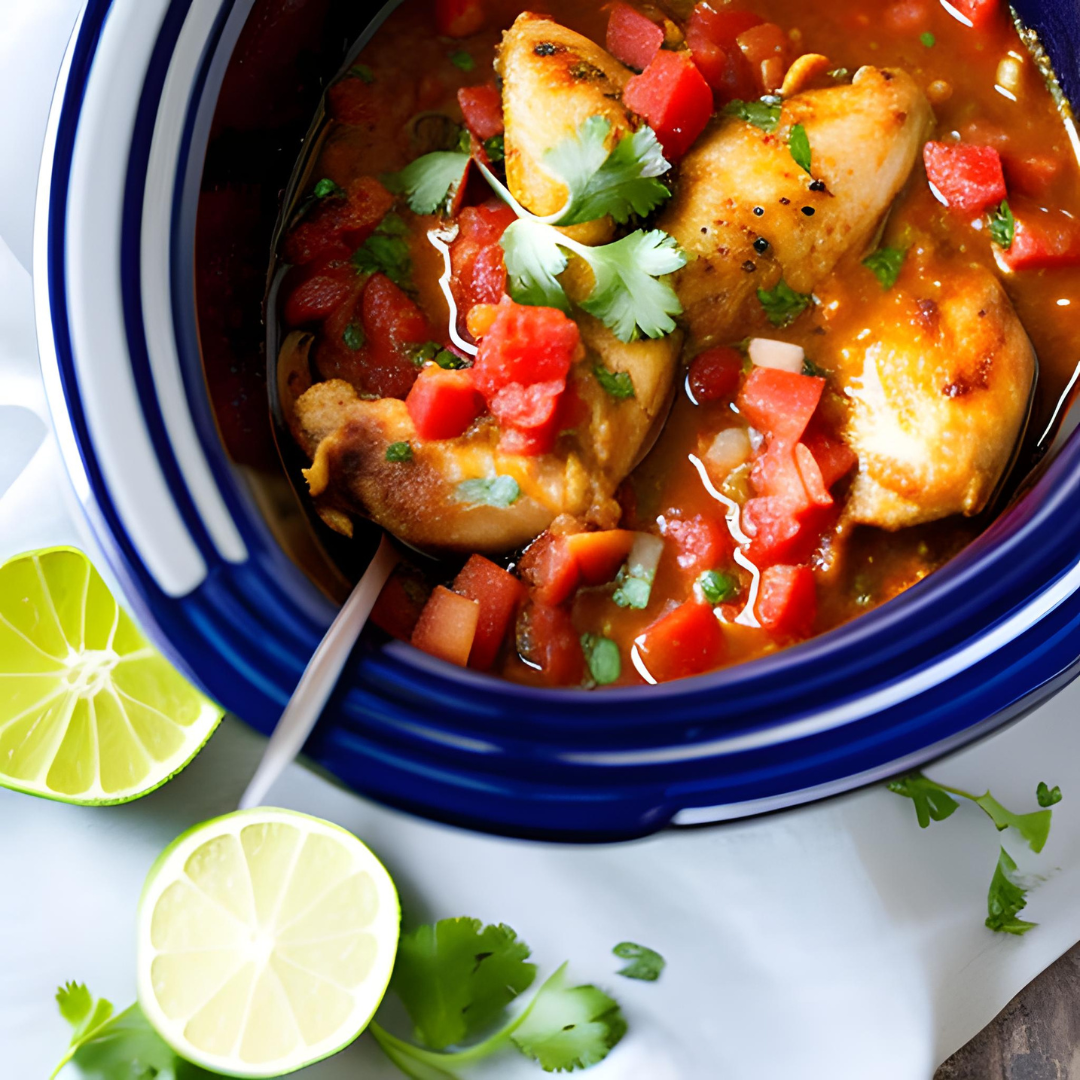 Salsa Slow Cooker Chicken