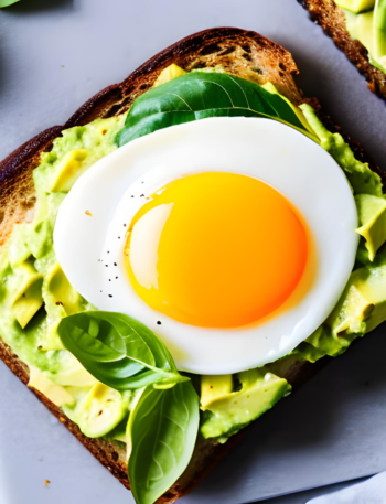 Avocado and Egg Toast - Avocado Sunrise Toast