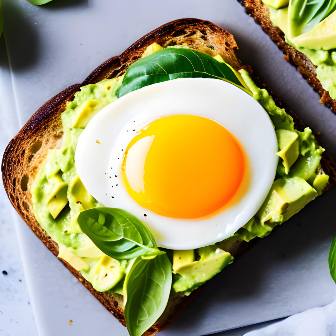 Avocado and Egg Toast - Avocado Sunrise Toast