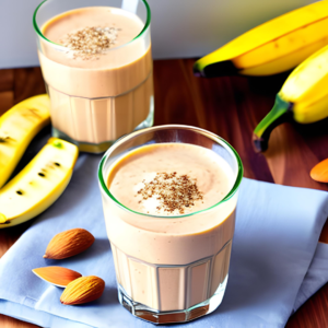 Almond Butter and Banana Smoothie