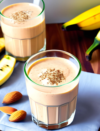 Almond Butter and Banana Smoothie