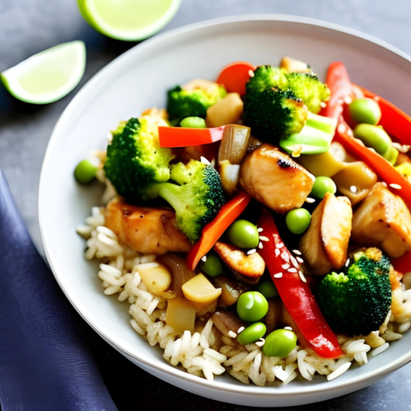 Stir It Up, Mama! Turbo-Charged Turkey and Vegetable Stir-Fry with Brown Rice